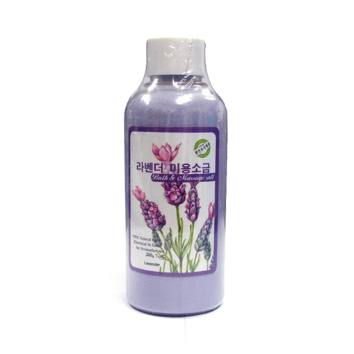 허브마을 라벤더 미용소금 200g (Lavender)